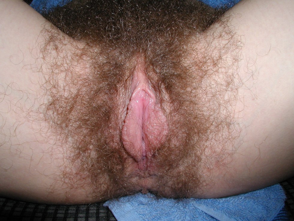 Women's labia hairy