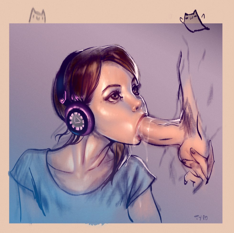 Figure of the sucking girl