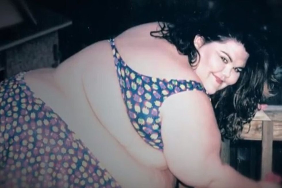 Dusk mega Fat girl with obesity morbitis mega obesity