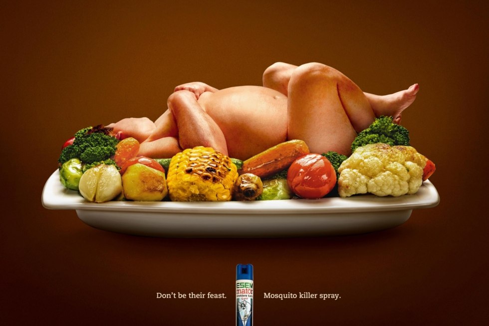 Creative food advertising