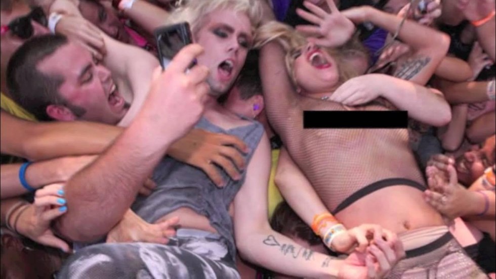 Naked men dressed women