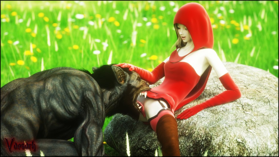Red cap Sex Wolf 3D