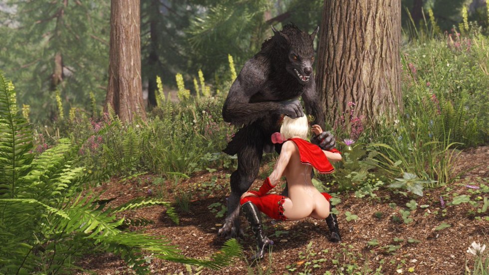 Wolf fucked a red cap