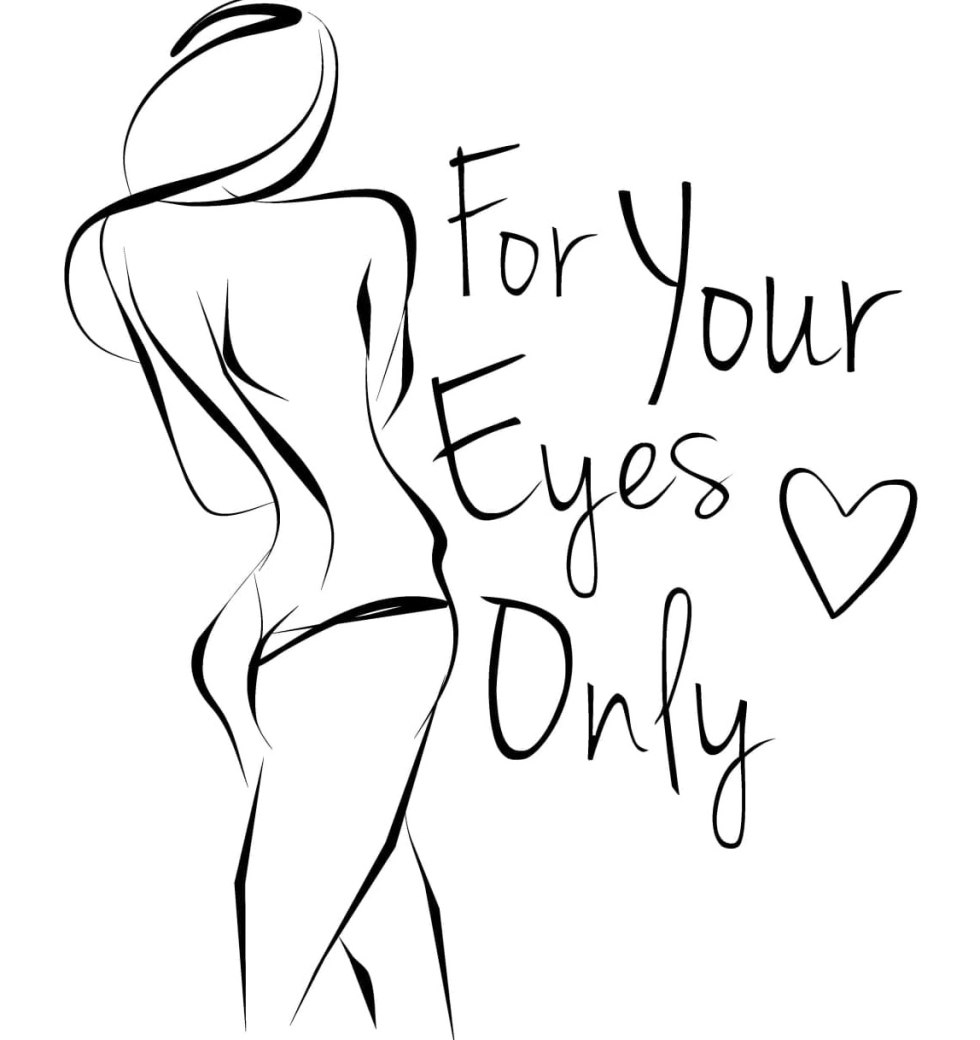 The outlines of the girl’s body