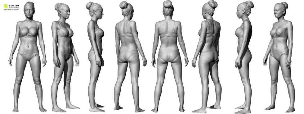 3D scan of the body