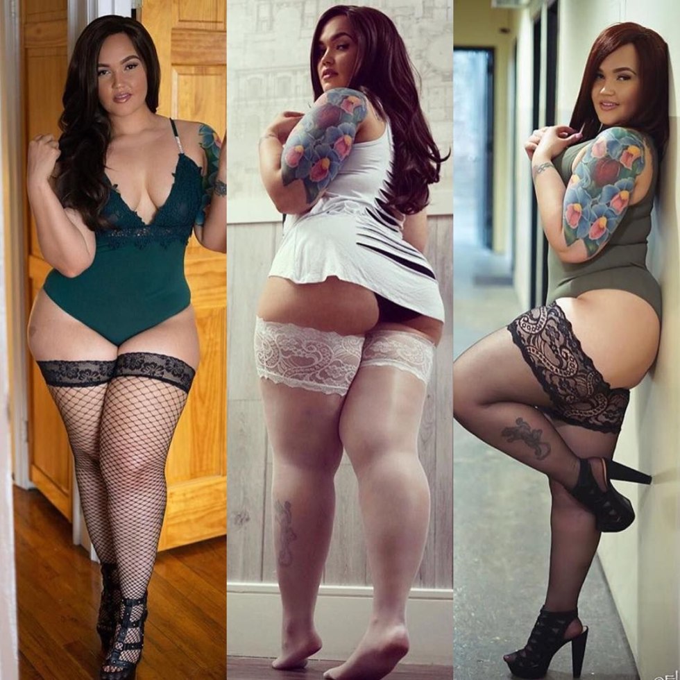 Venezia Cruz is a Plus Size model
