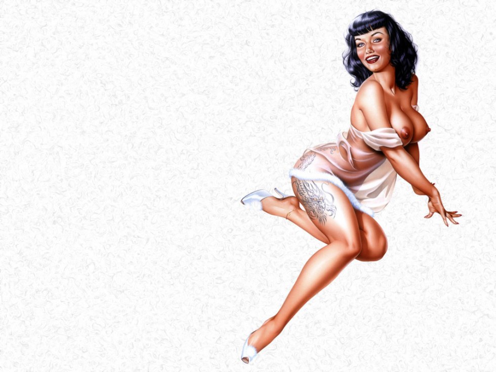 Drawings in the style of erotic