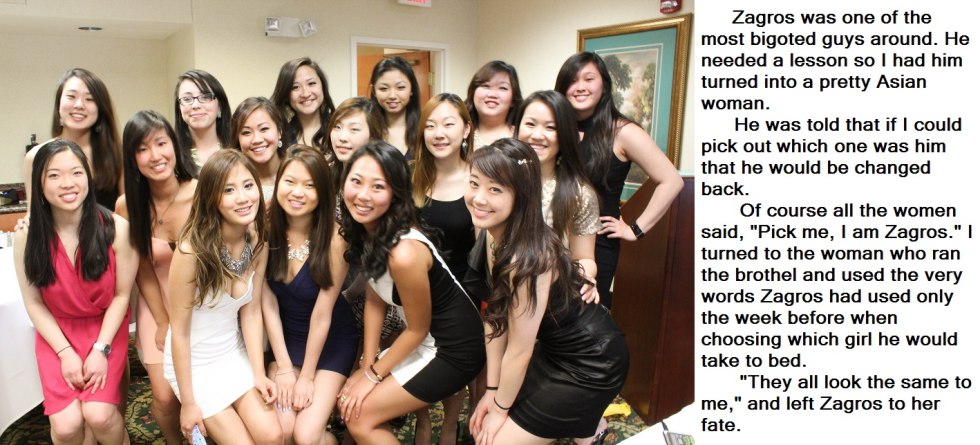 Young Japanese women in swimsuits