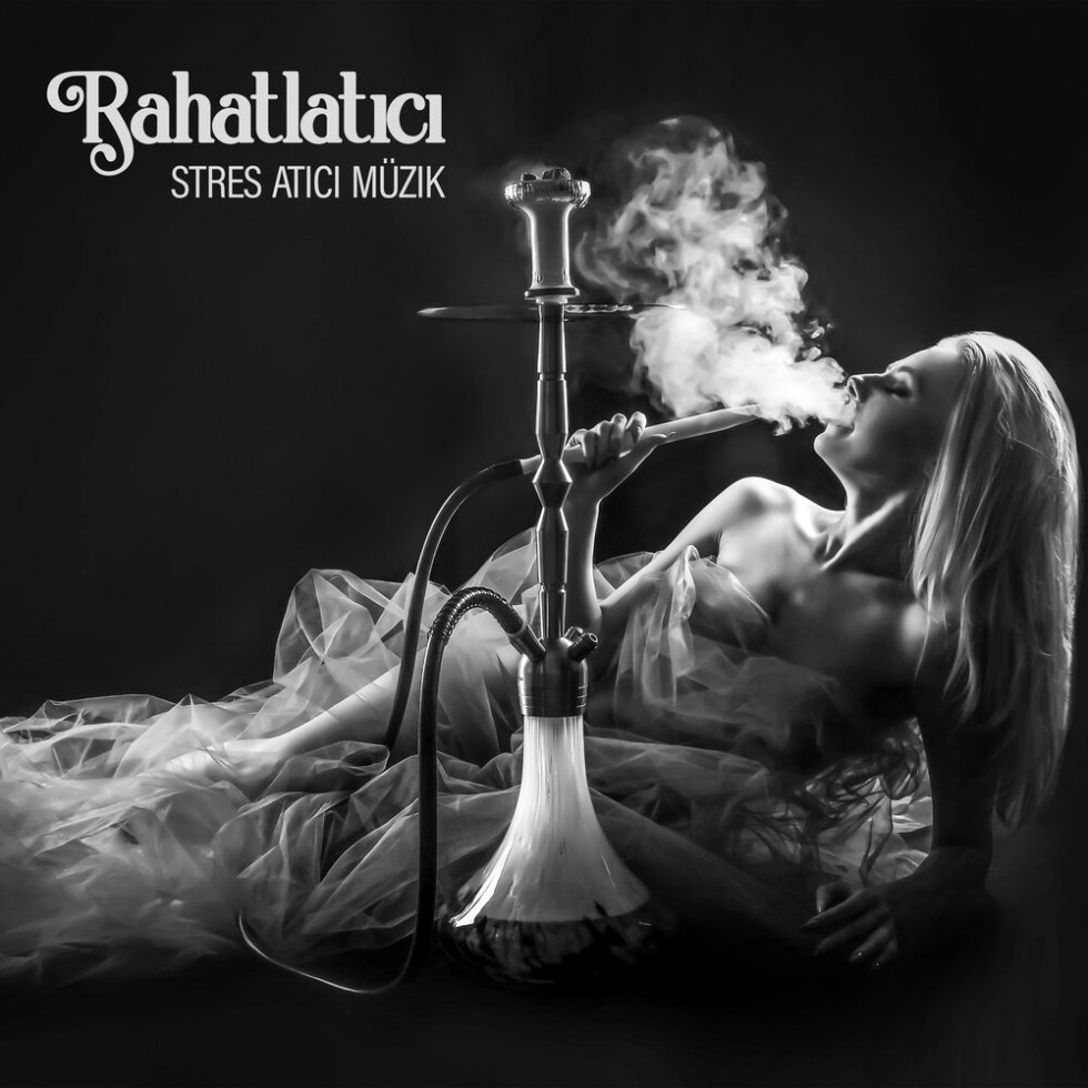 Beautiful hookah with smoke