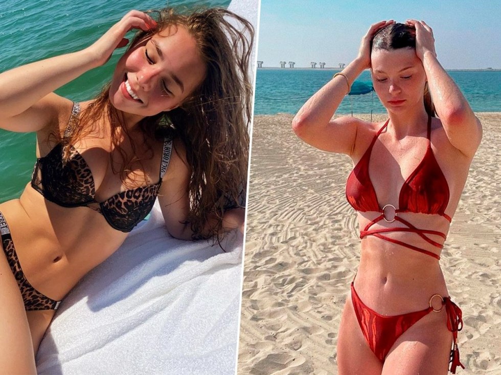 Alexandra Stepanova in a swimsuit