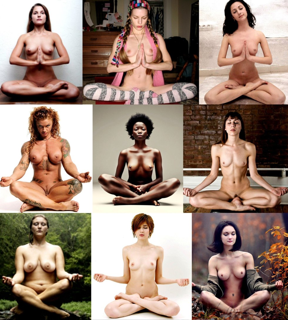 Naked women of different complexes