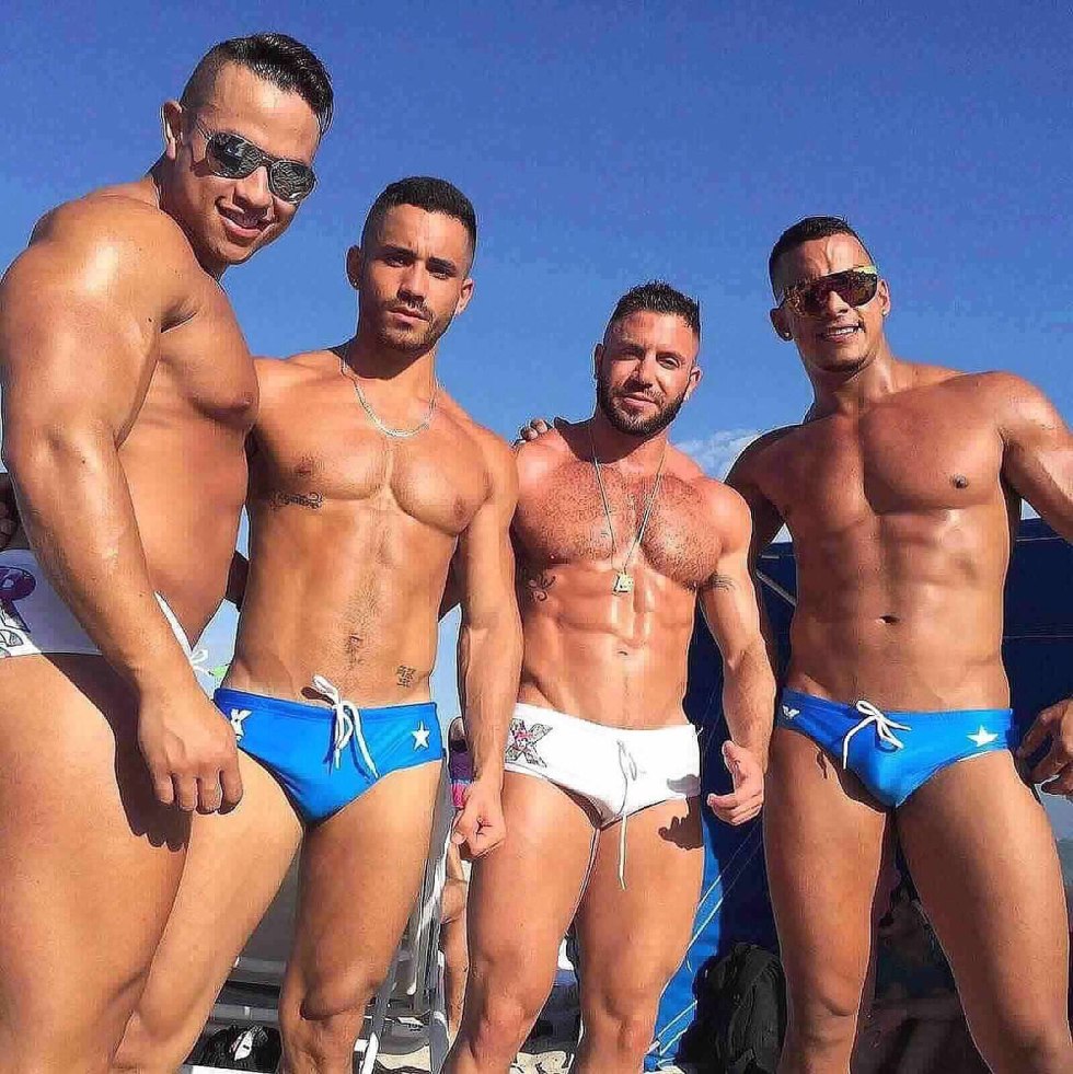 Boys in the pool