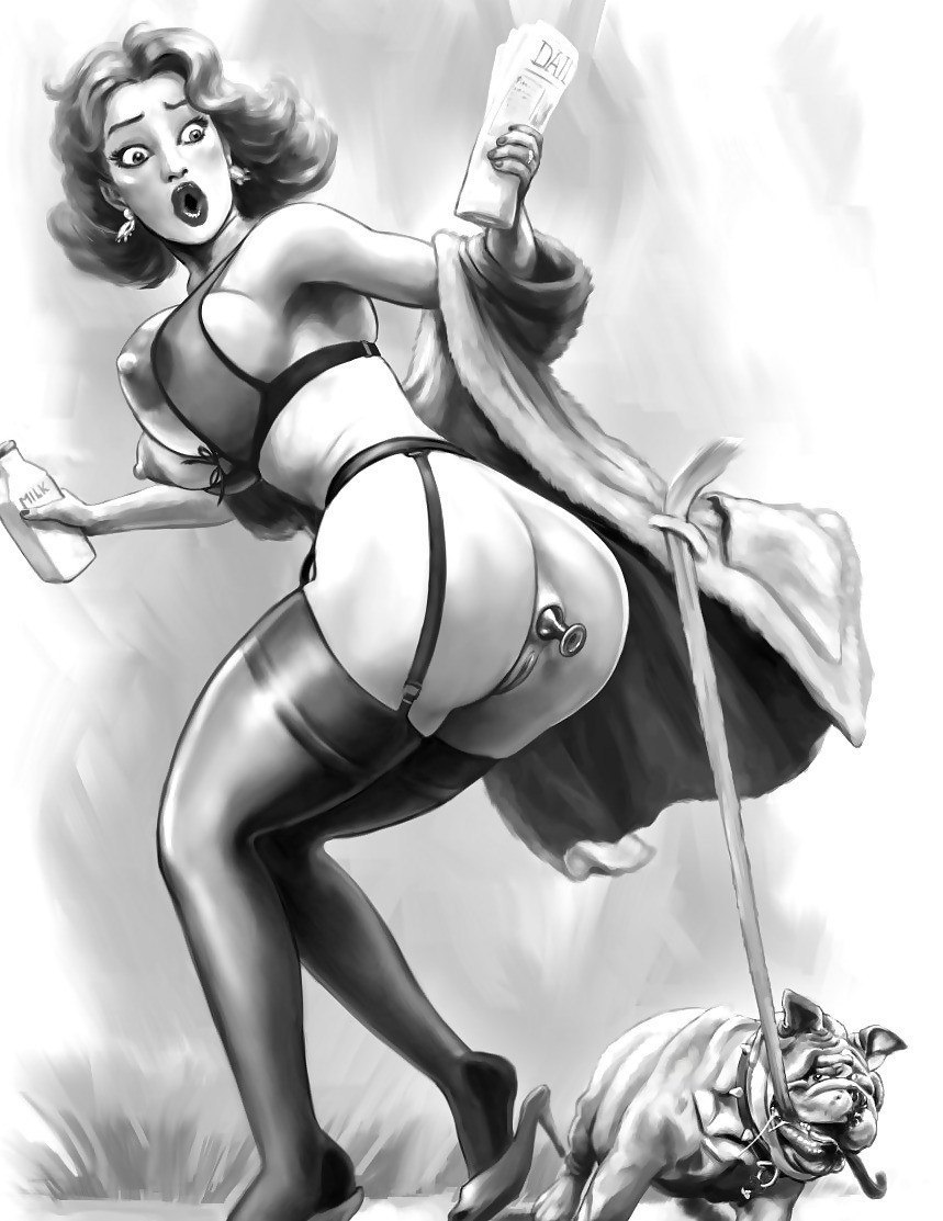 Drawn BDSM in the PIN AP style