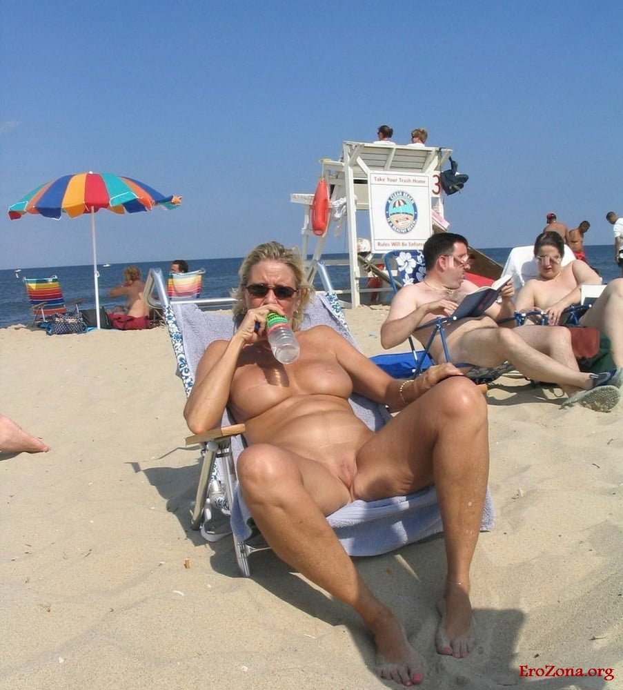 Naked mature wives Public Beach
