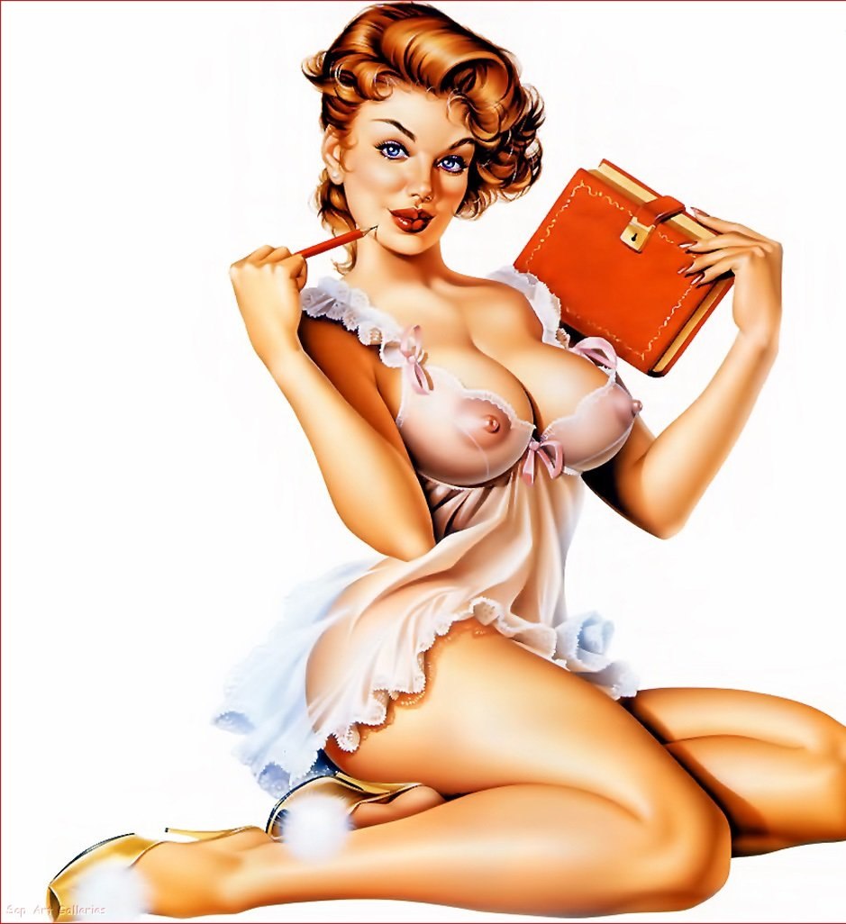 Naked girls in the style of PIN AP