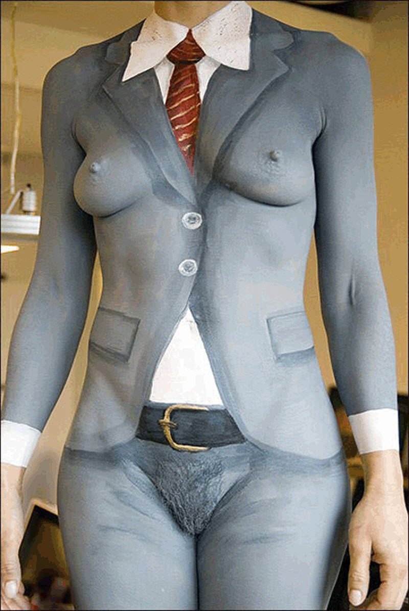 Painted female bodies