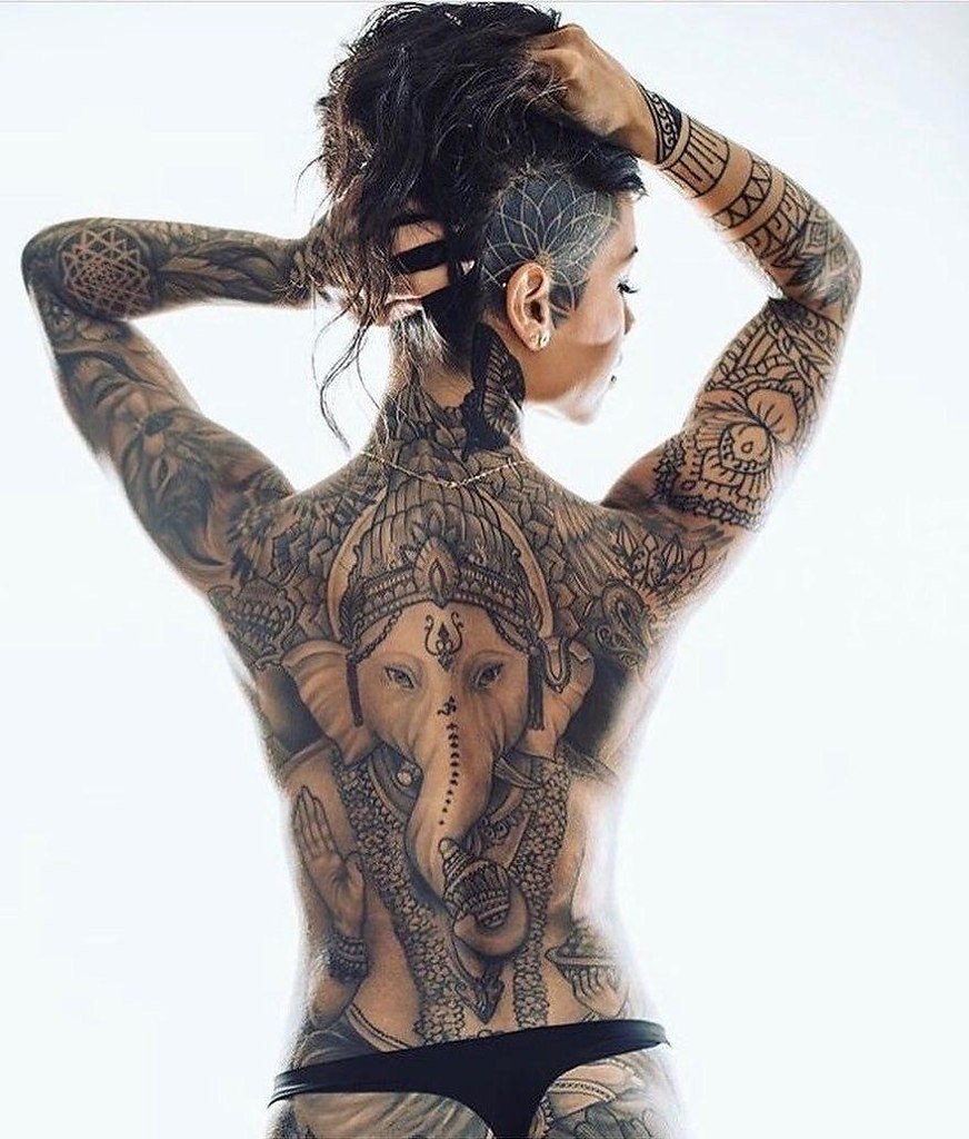 Ladies with tattoos