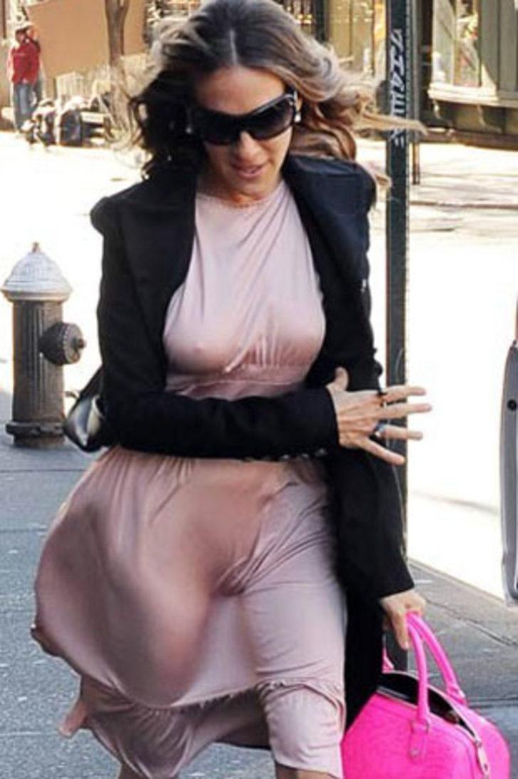 Translucent skirt at school