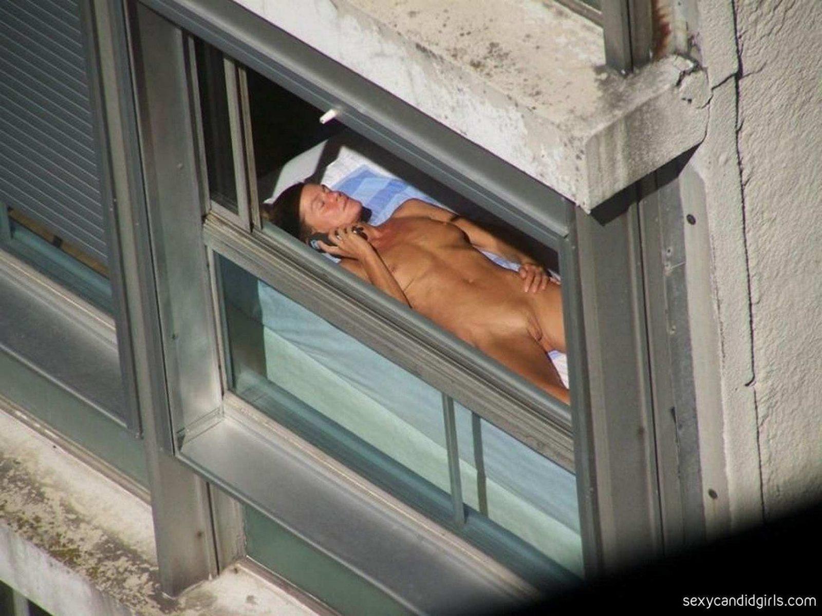 Naked Neighbor in the Window (73 photos) image
