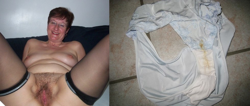 Hairy women in dirty underpants