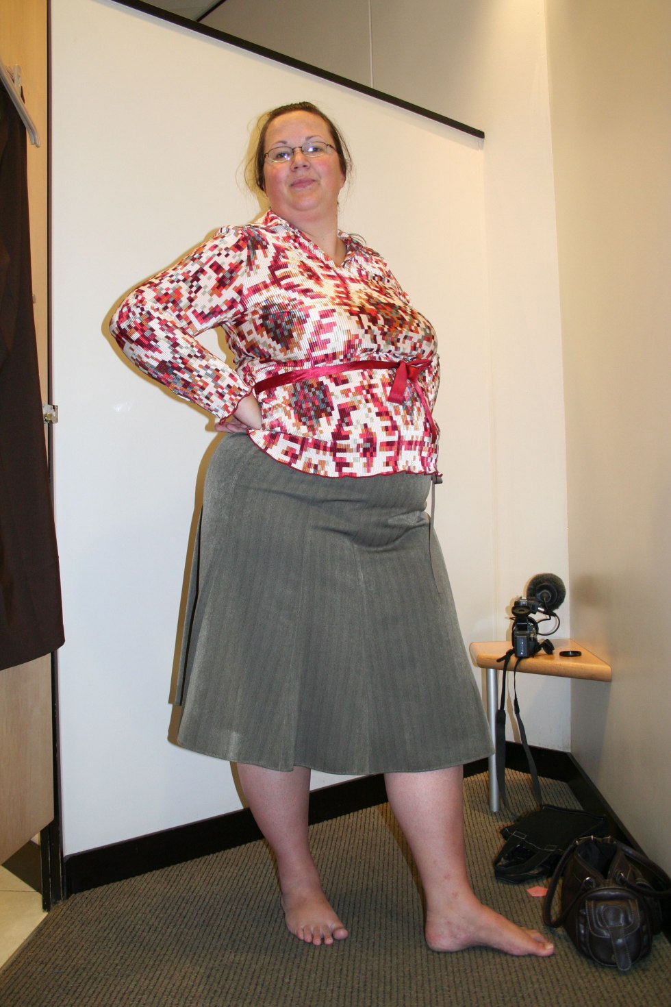 Bbw in pantyhose and underpants