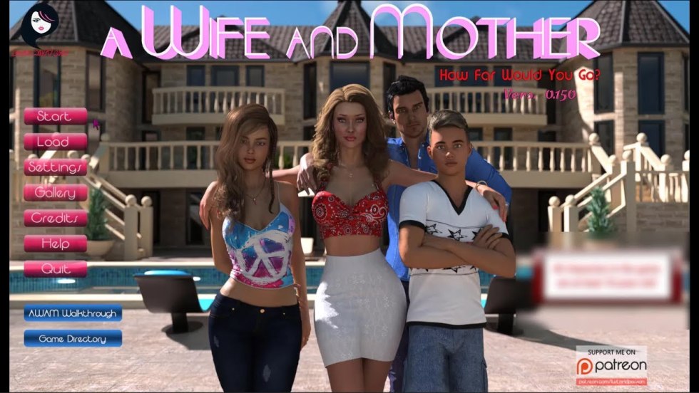 A wife and mother game Sofia Parker