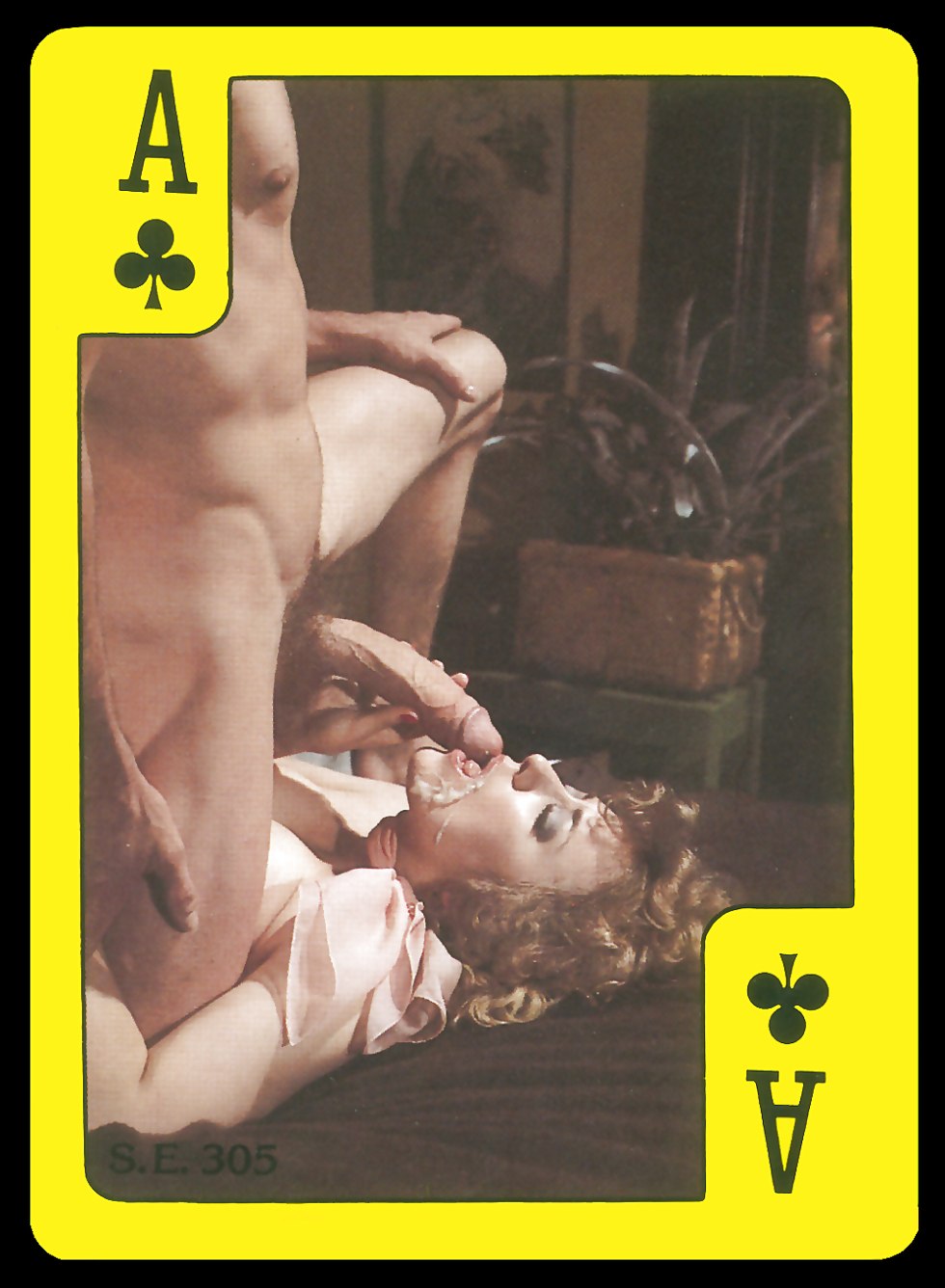 Pornographic playing cards