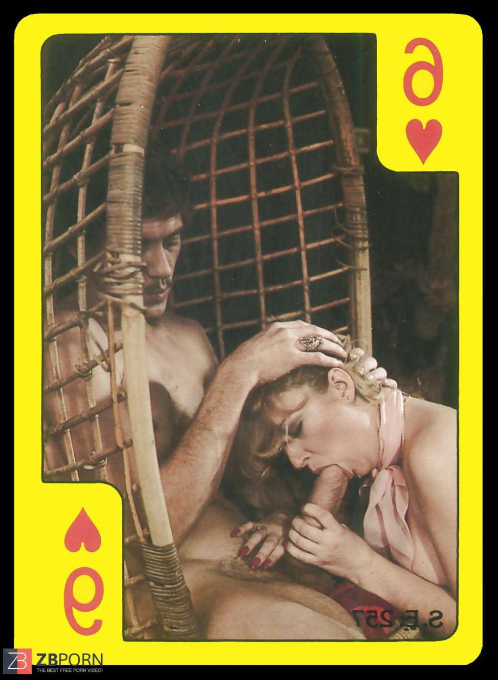 Pornographic playing cards
