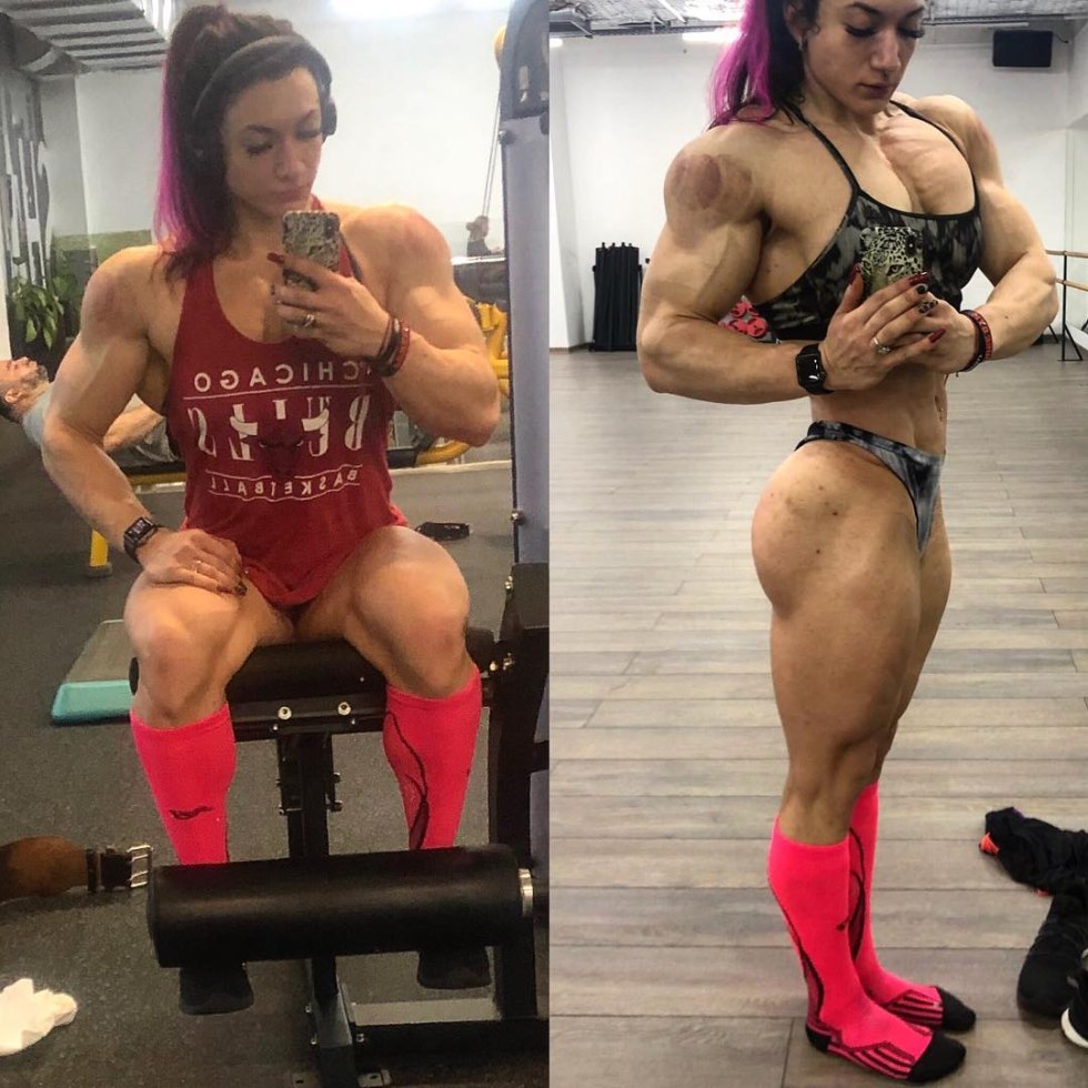 Valentina Mishina before and after sports