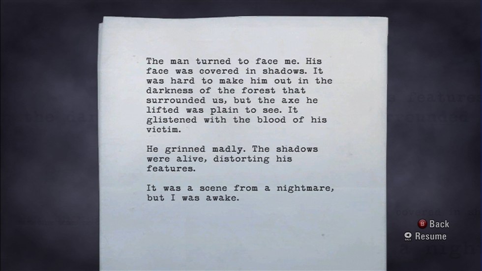 Alan Wake Manuscript