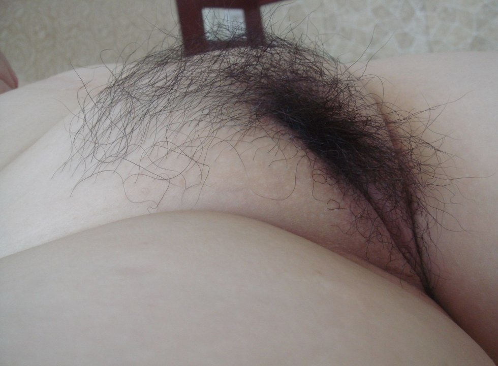 Very hairy female pubis