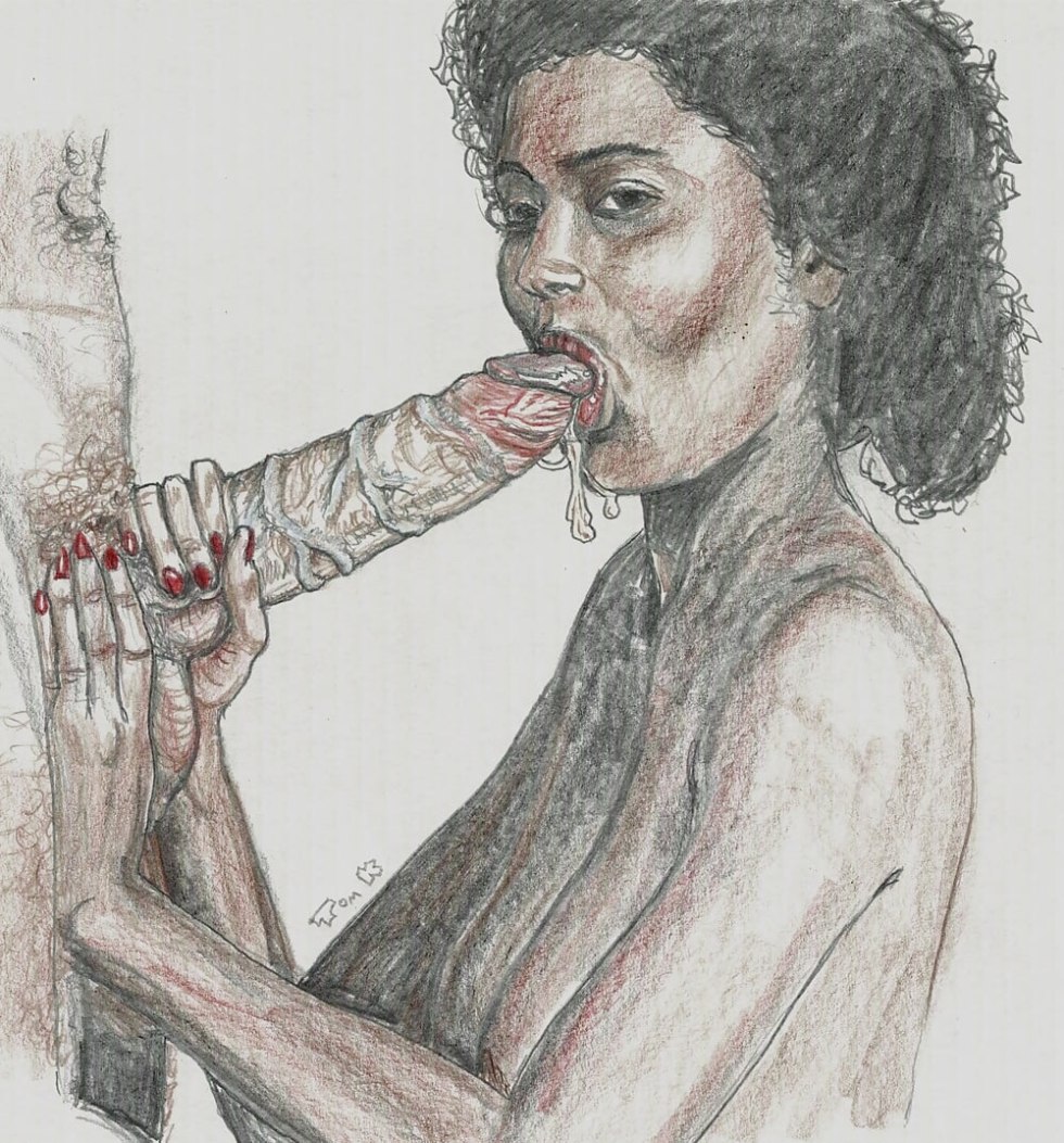 The art of blowjob in drawings