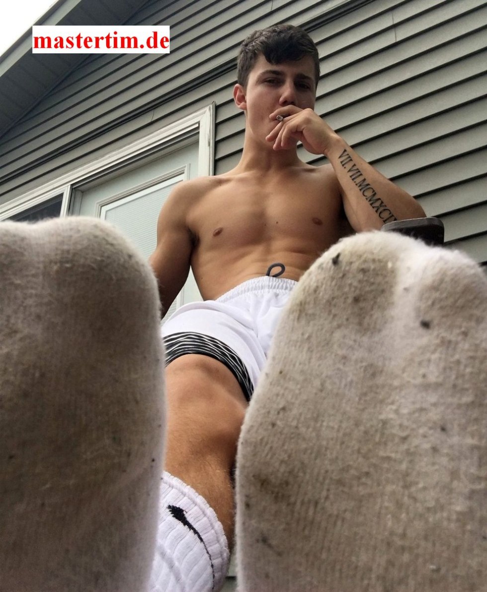 Mask in a mask on a naked body