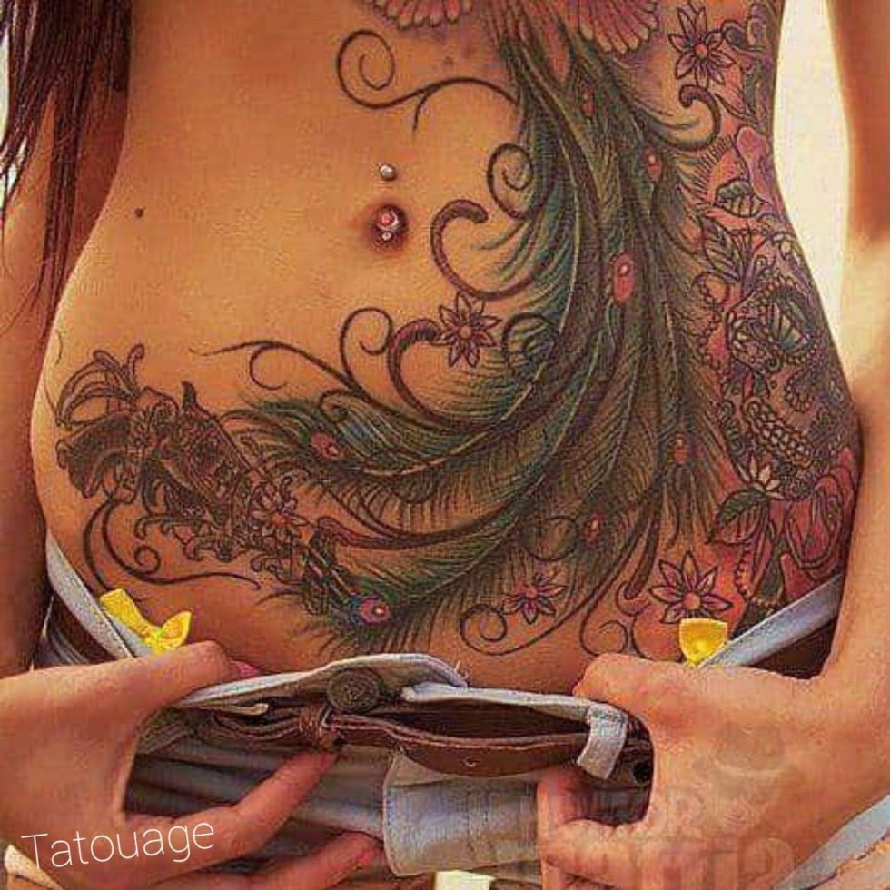 Big tattoo for girls