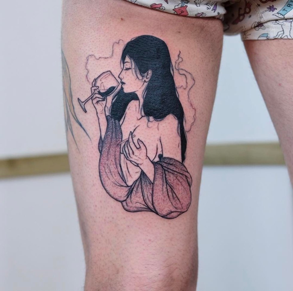 Tattoo two girls