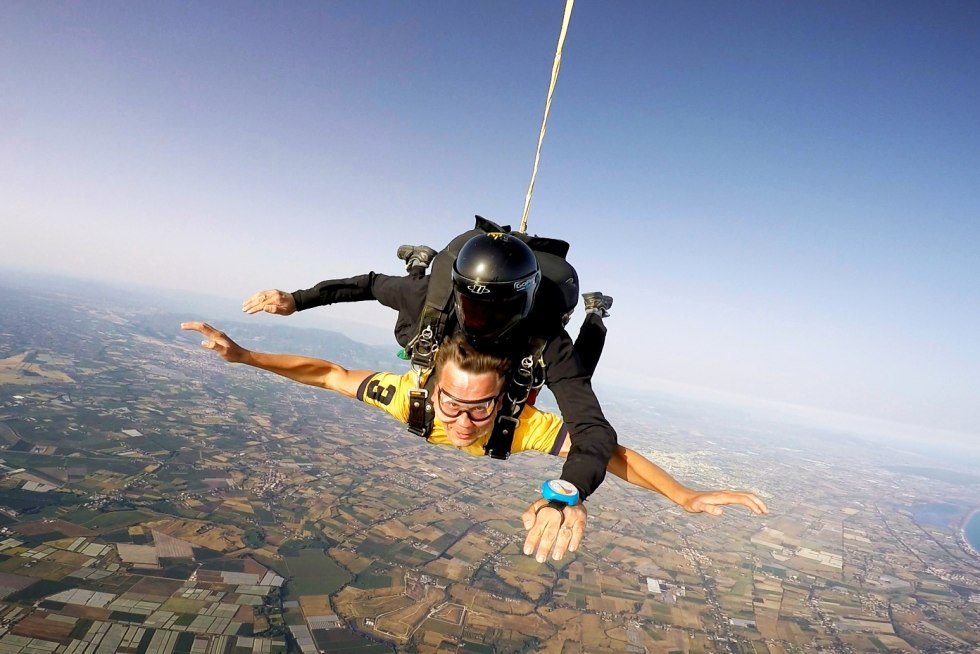 A jump without a parachute