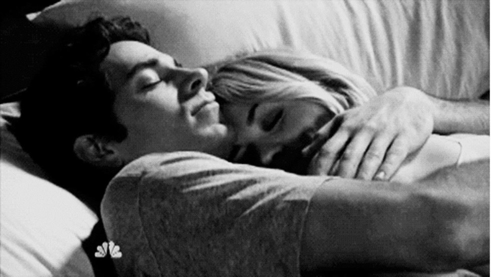 Hugs gif in bed