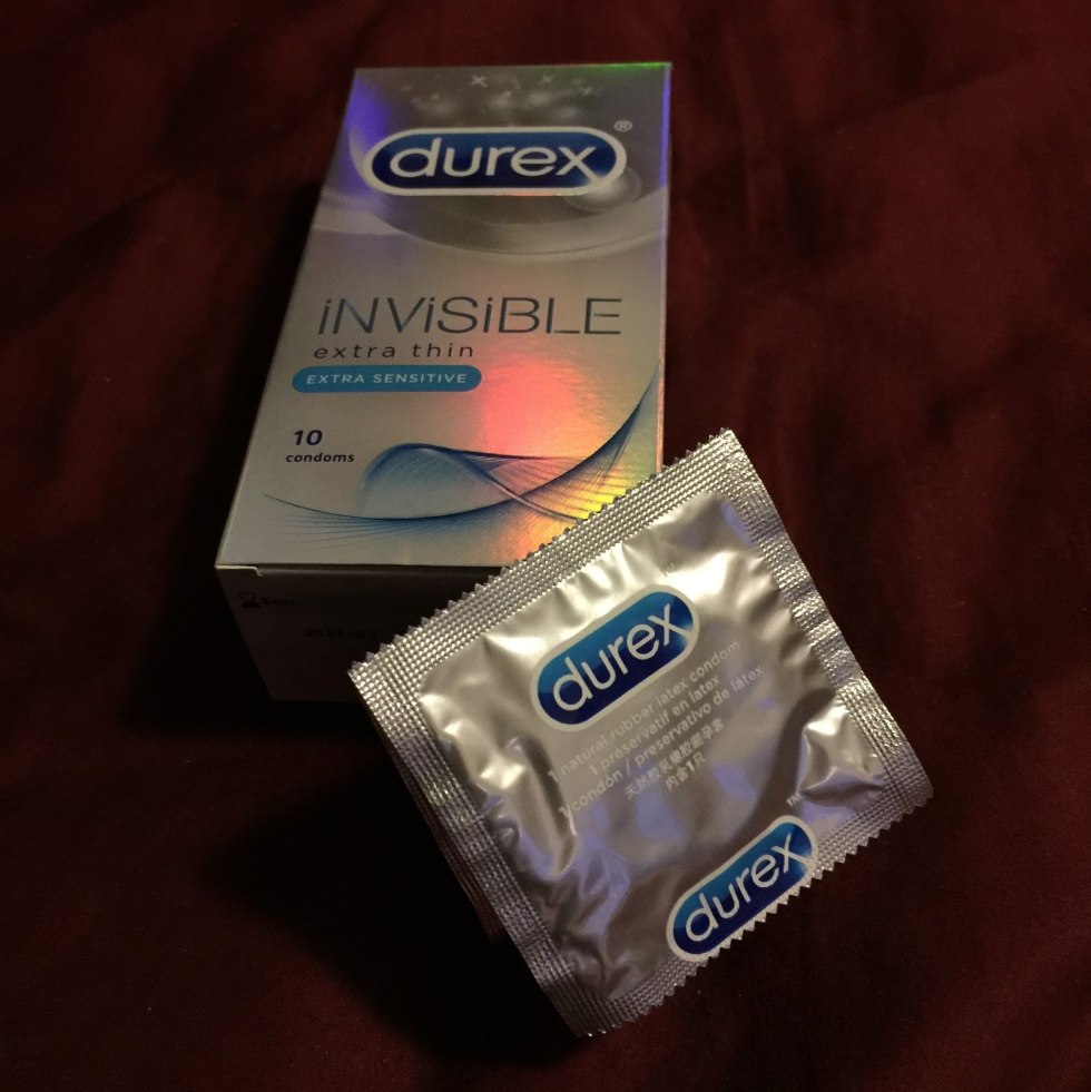 Pulled a condom on the boobs