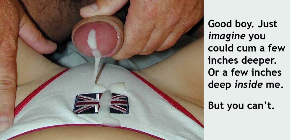 Cum on women's panties