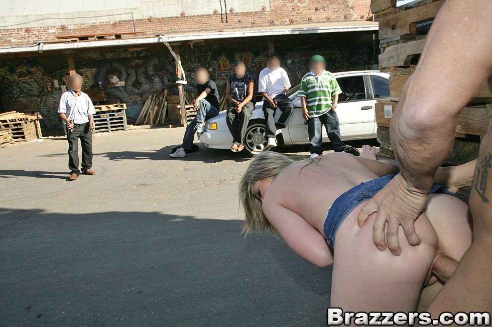 Anal in public big boobs
