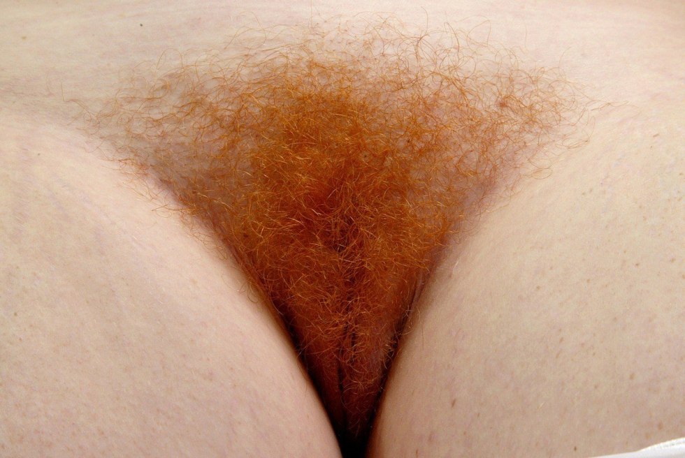 Young girls with shaggy pubis