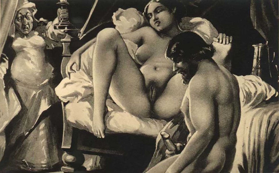 Naked Olga Borodneva with naked boobs and pussy