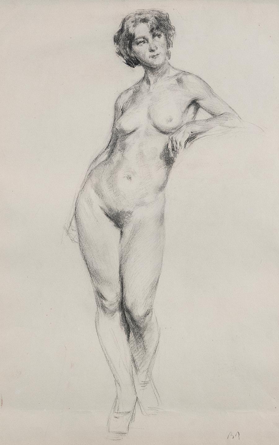 Sketches of naked women