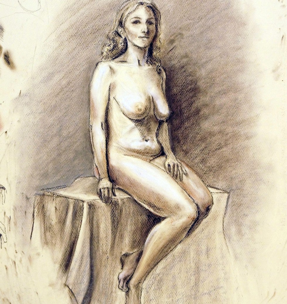 Artist Chistyakov is naked