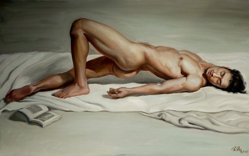 Male nudity in art